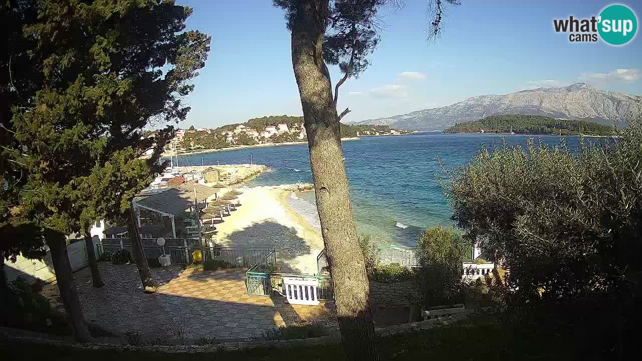 Webcam live Lumbarda – Plage Prvi Žal – Korčula