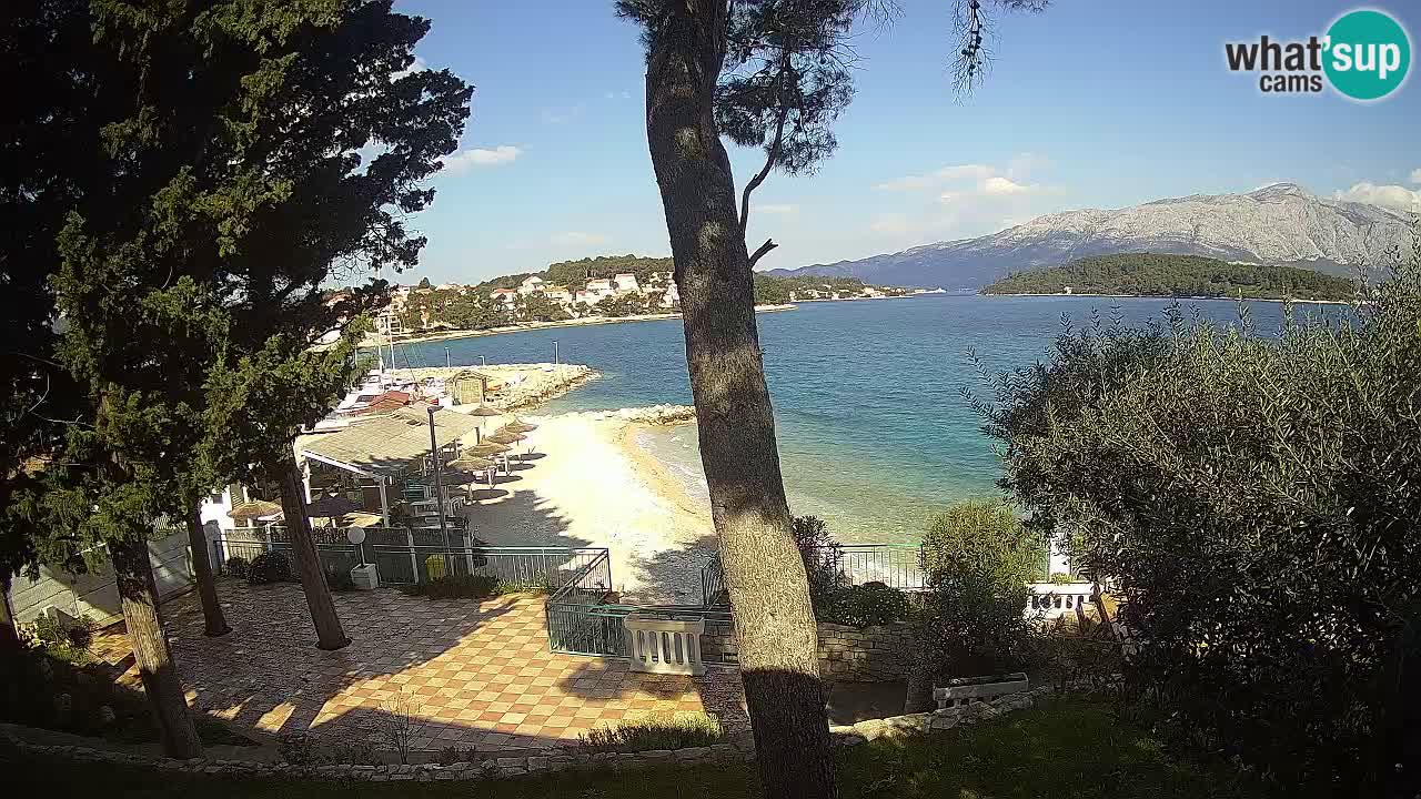 Camera en vivo Lumbarda – Playa Prvi Žal – Korčula