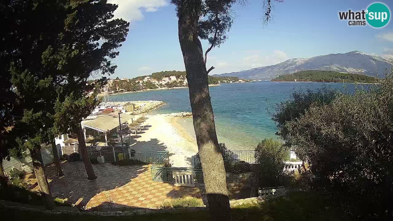 Livecam Lumbarda – Spiaggia Prvi Žal – Korčula