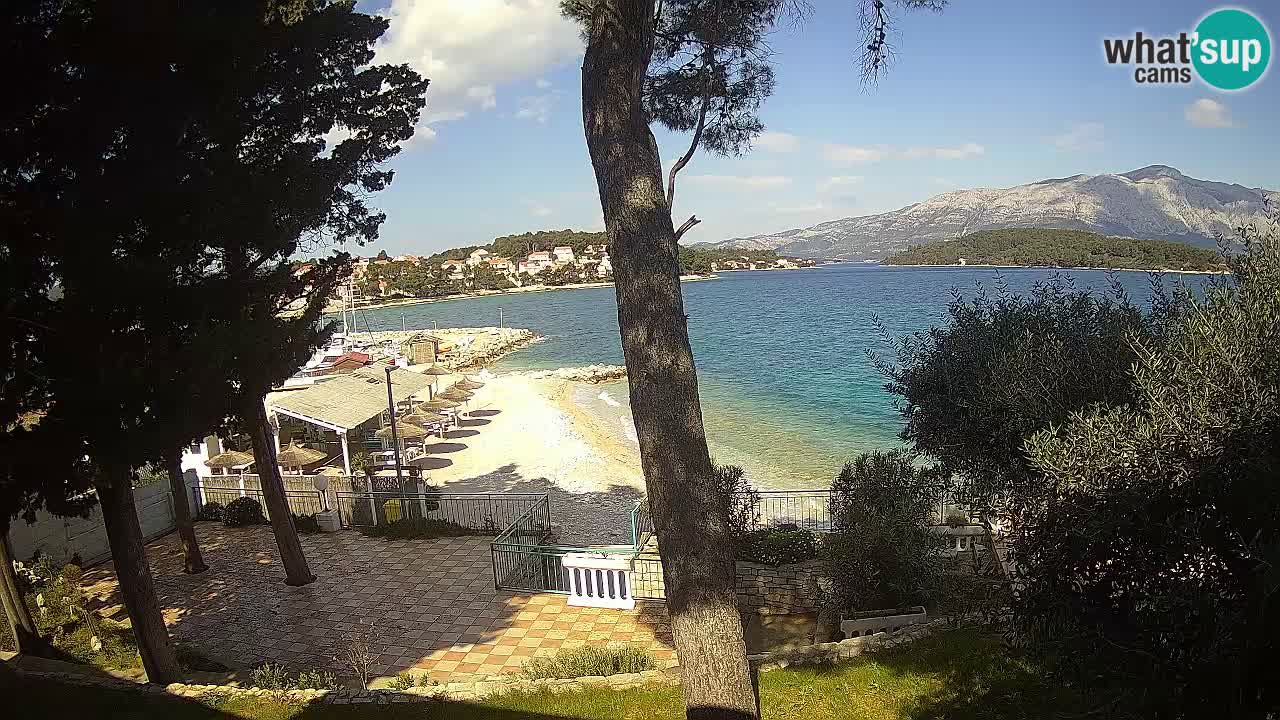 Livecam Lumbarda – Spiaggia Prvi Žal – Korčula