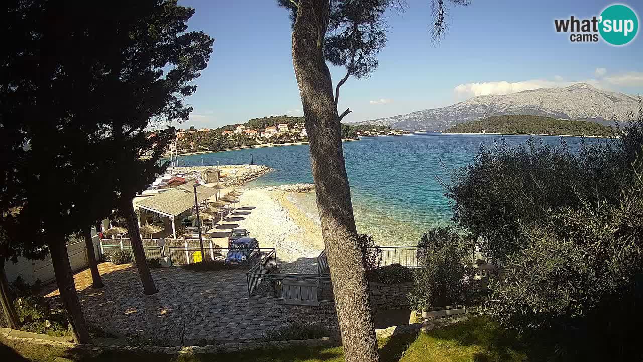 Webcam Lumbarda – Prvi Žal beach – Korčula