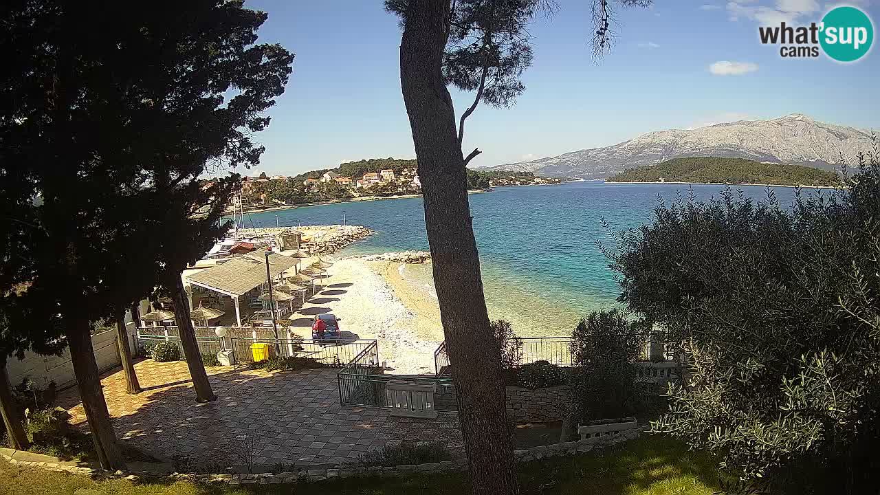 Web kamera Lumbarda – Plaža Prvi Žal – Korčula