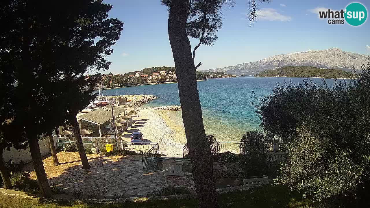 Camera en vivo Lumbarda – Playa Prvi Žal – Korčula