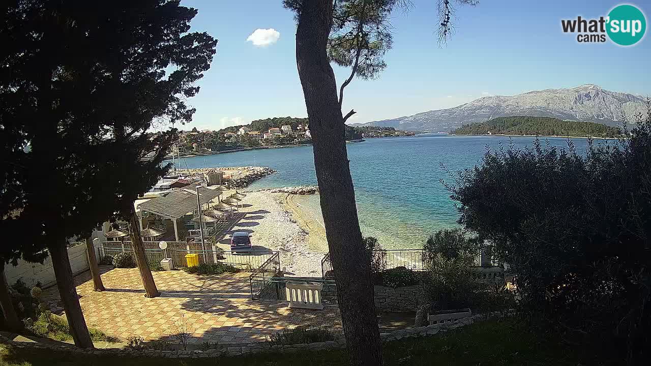 Webcam Lumbarda – Prvi Žal beach – Korčula