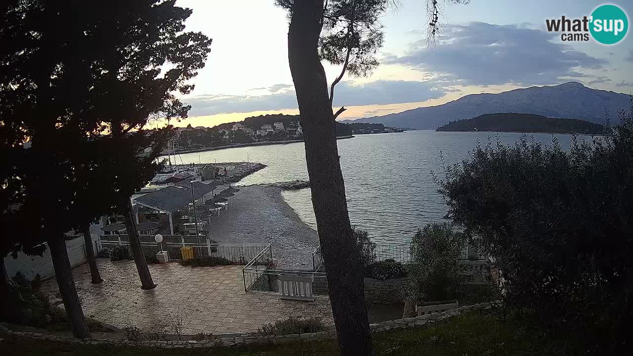 Webcam Lumbarda – Prvi Žal beach – Korčula