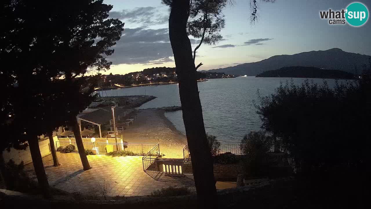 Livecam Lumbarda – Spiaggia Prvi Žal – Korčula