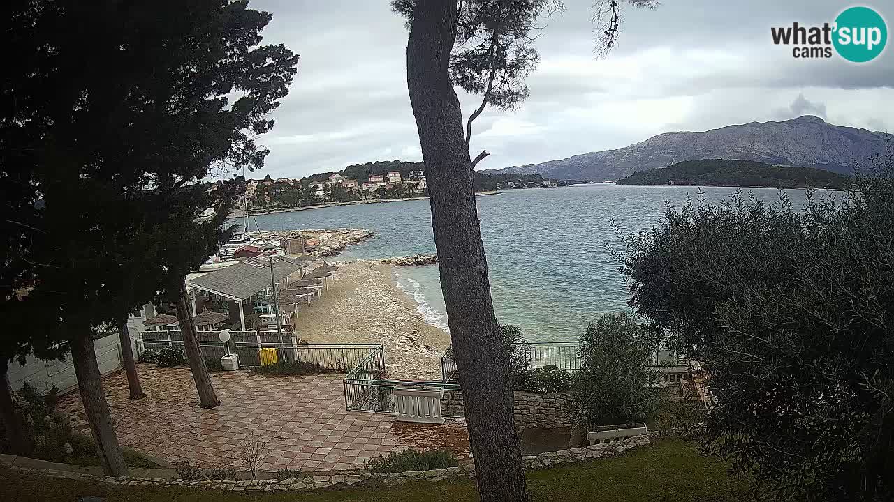 Webcam Lumbarda – Prvi Žal beach – Korčula