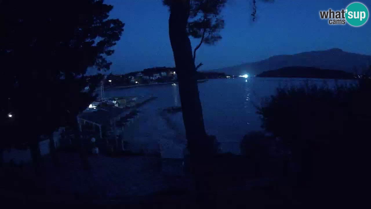 Webcam live Lumbarda – Plage Prvi Žal – Korčula