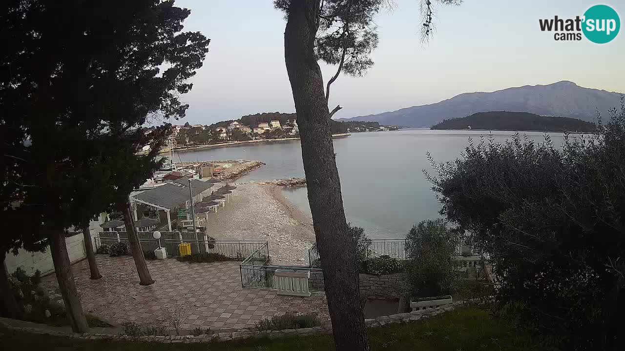 Livecam Lumbarda – Spiaggia Prvi Žal – Korčula