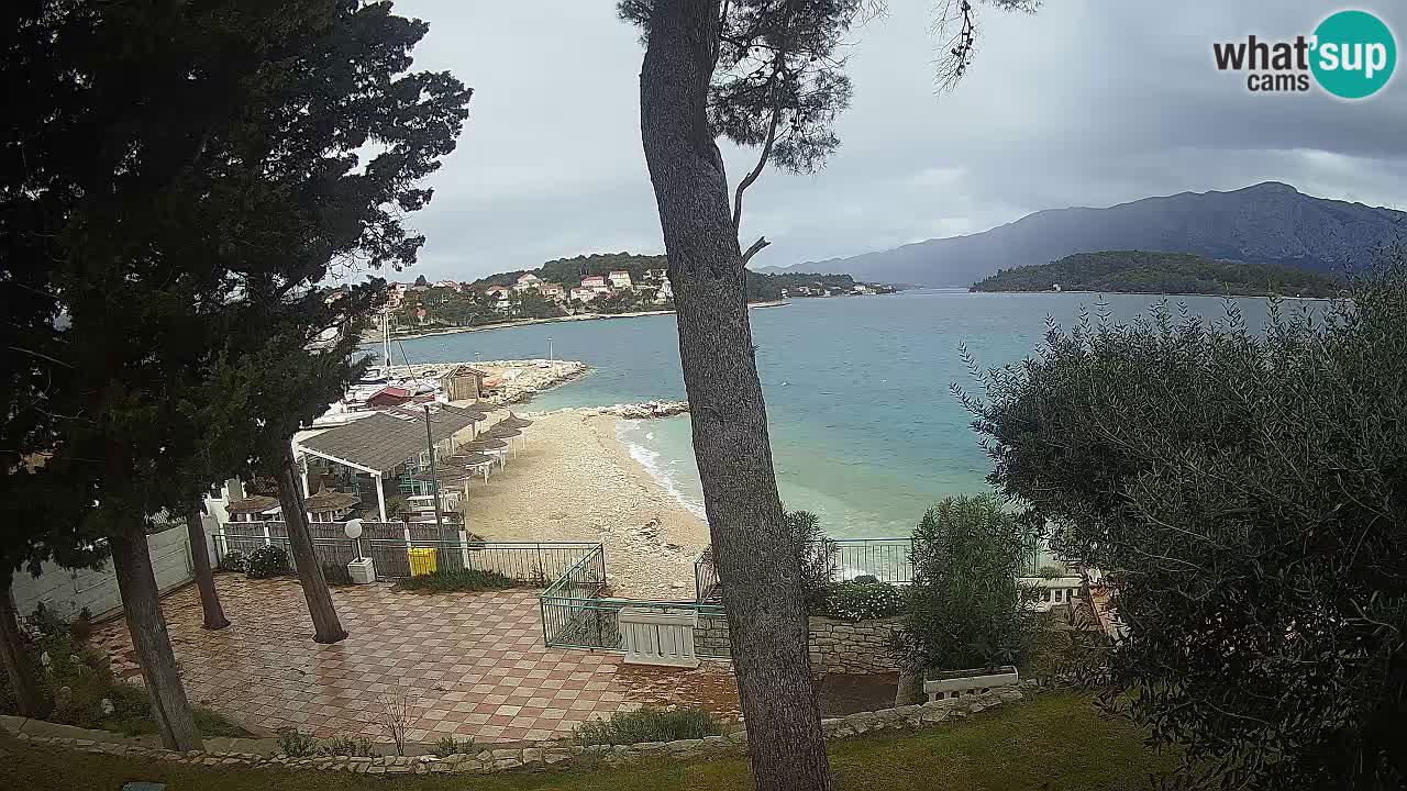 Webcam Lumbarda – Prvi Žal beach – Korčula