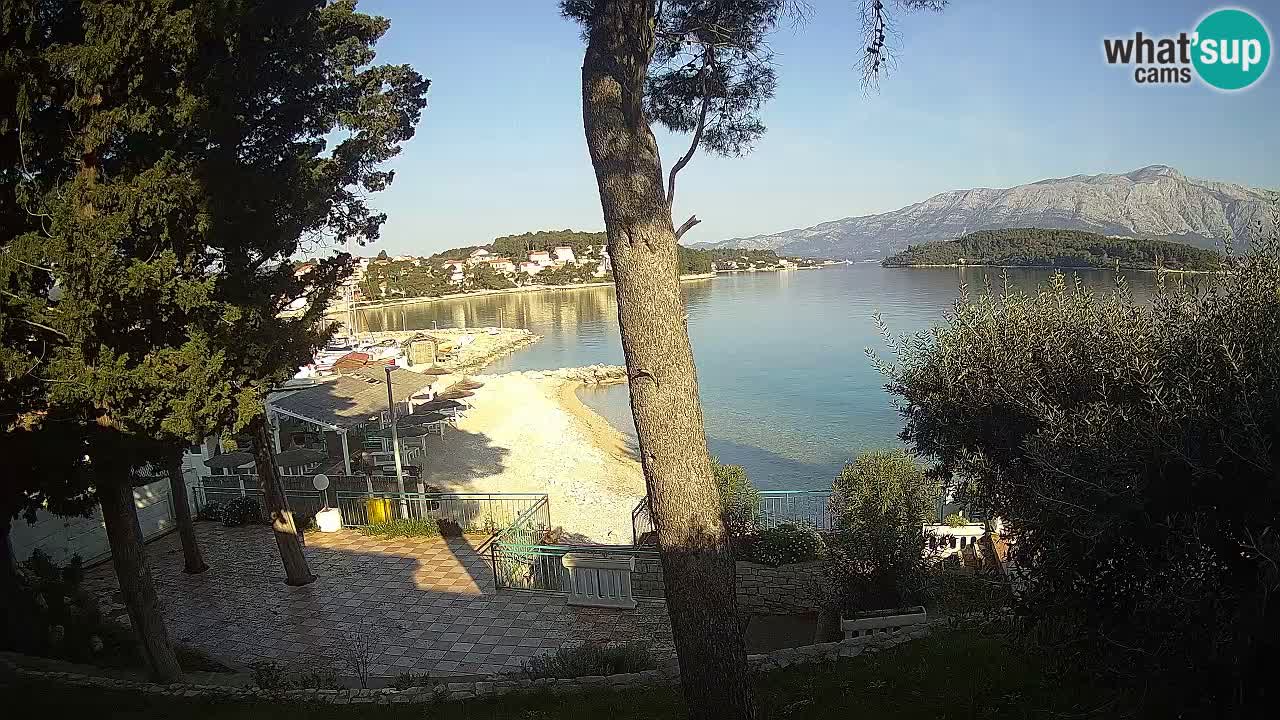 Webcam Lumbarda – Prvi Žal beach – Korčula