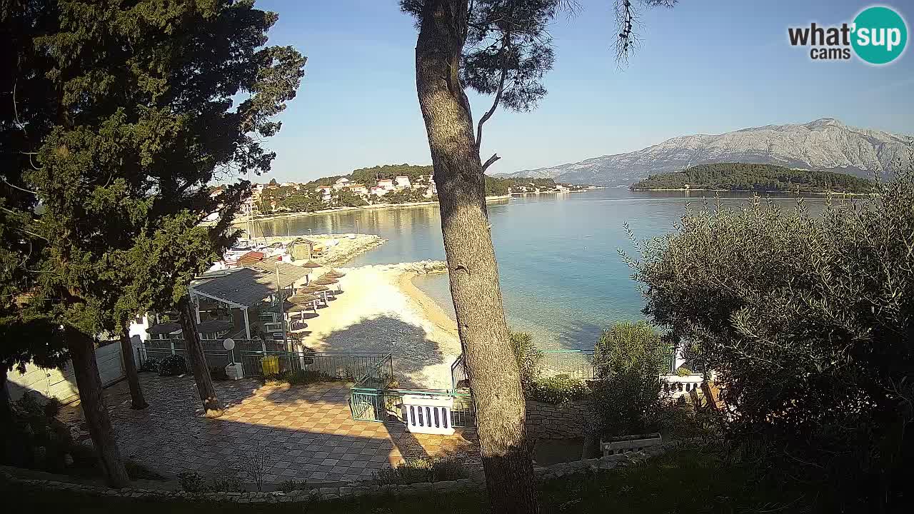 Webcam Lumbarda – Prvi Žal beach – Korčula
