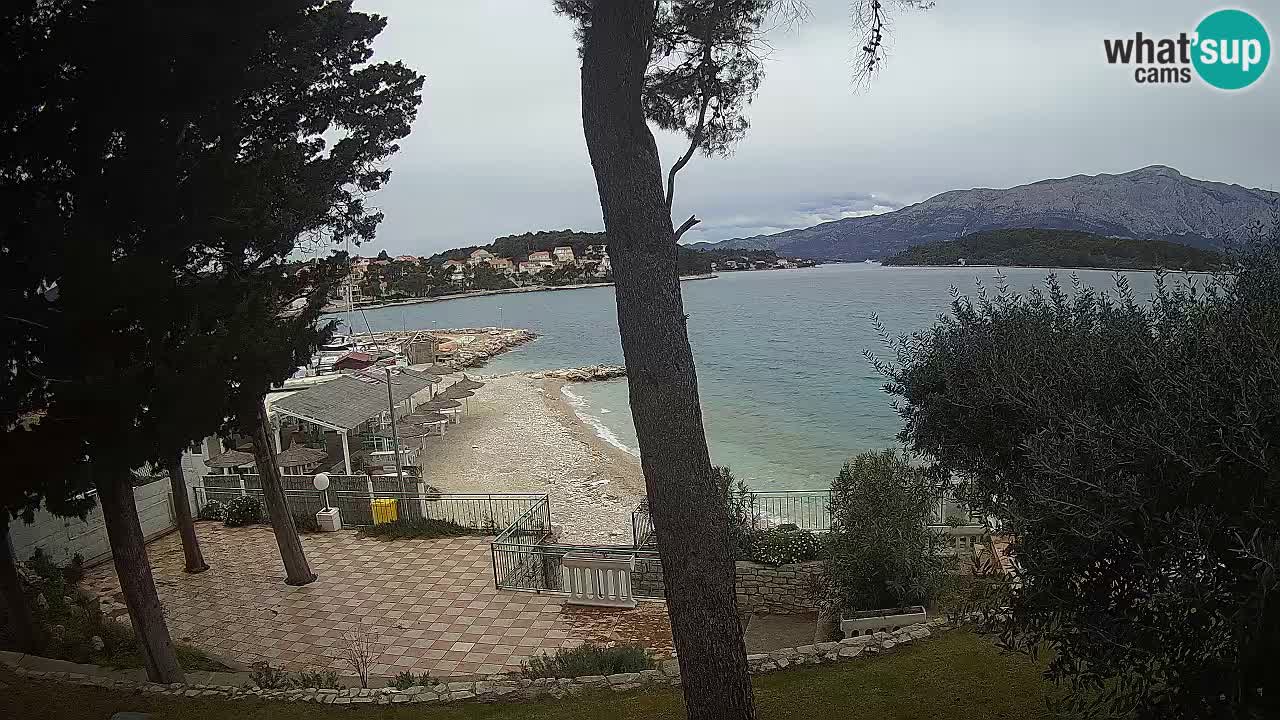 Webcam Lumbarda – Prvi Žal beach – Korčula