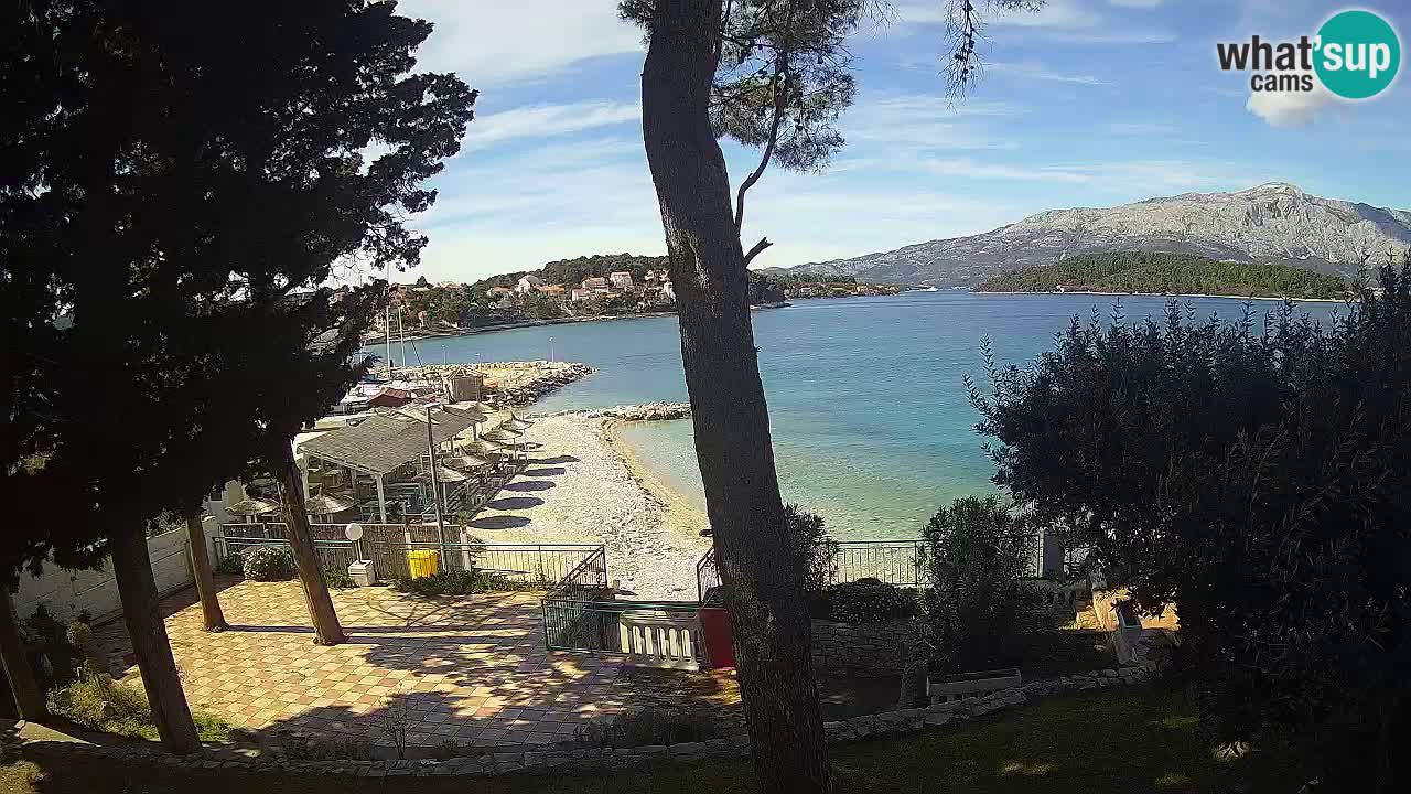 Camera en vivo Lumbarda – Playa Prvi Žal – Korčula