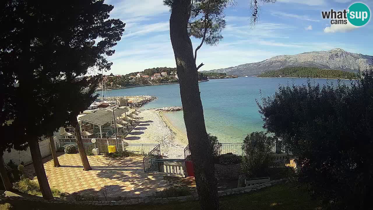 Webcam Lumbarda – Prvi Žal Strand – Korčula