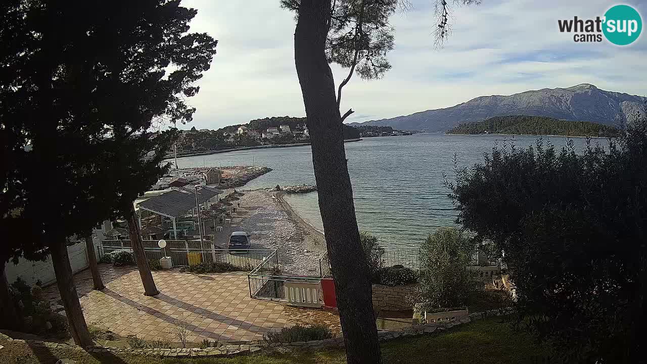 Camera en vivo Lumbarda – Playa Prvi Žal – Korčula