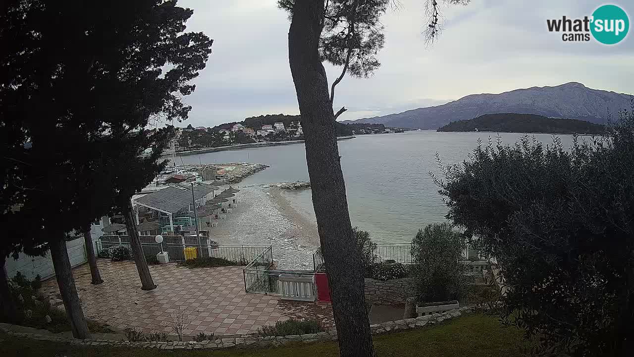 Web kamera Lumbarda – Plaža Prvi Žal – Korčula