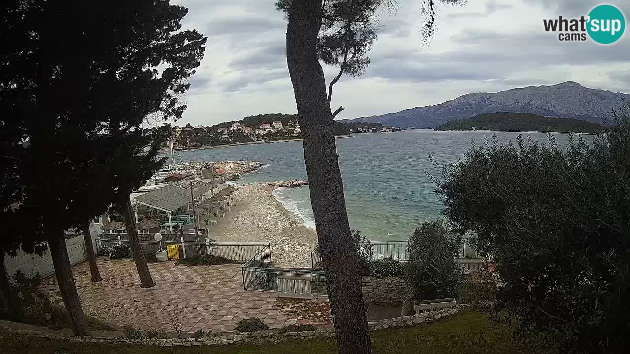 Webcam Lumbarda – Prvi Žal beach – Korčula