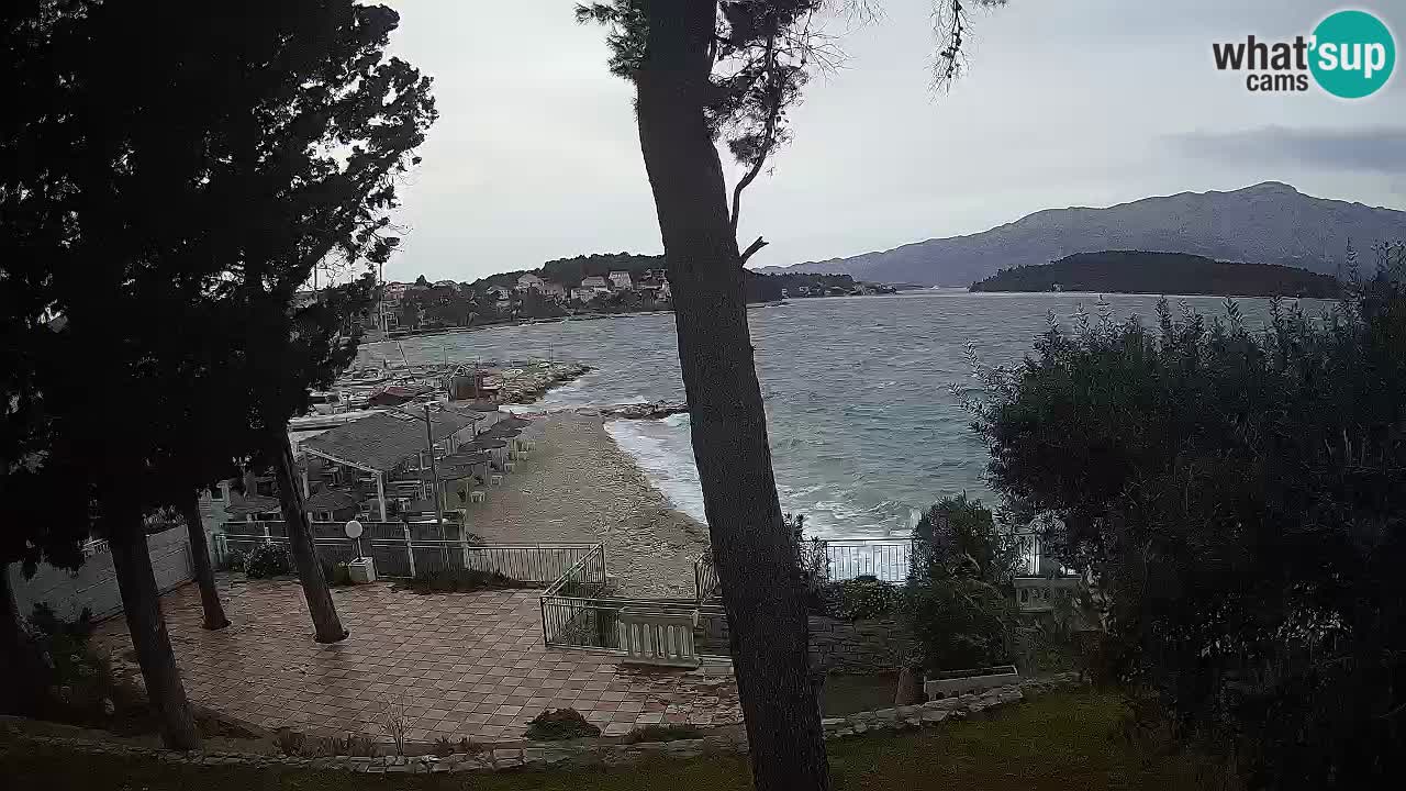 Web kamera Lumbarda – Plaža Prvi Žal – Korčula