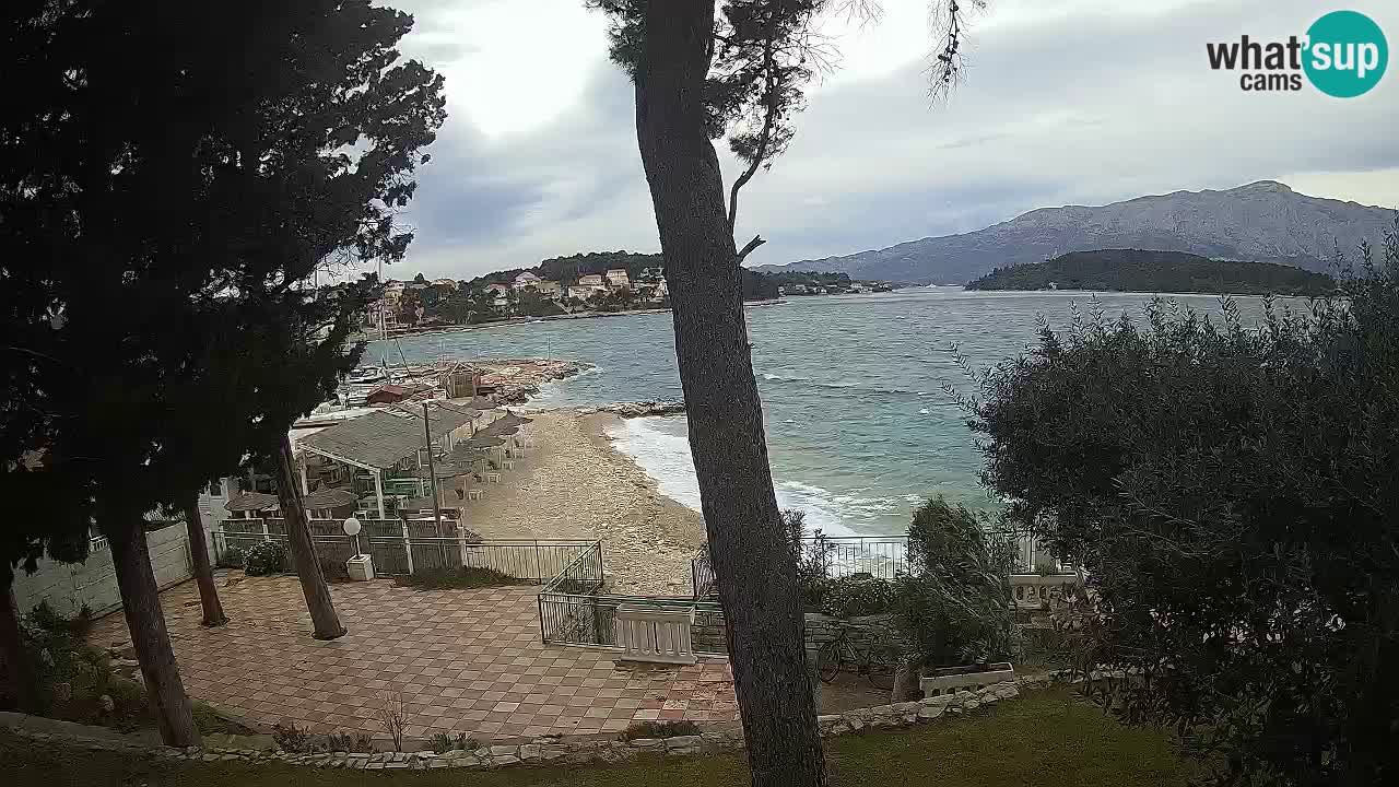 Web kamera Lumbarda – Plaža Prvi Žal – Korčula