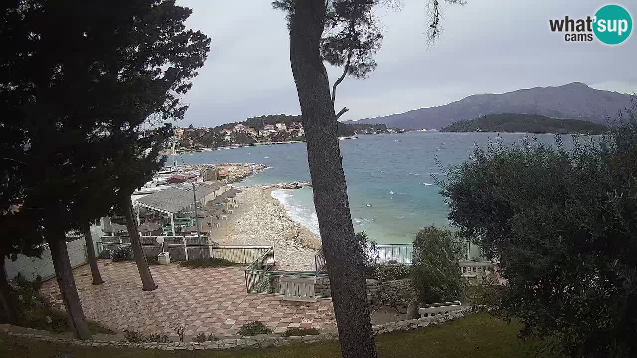 Webcam Lumbarda – Prvi Žal beach – Korčula