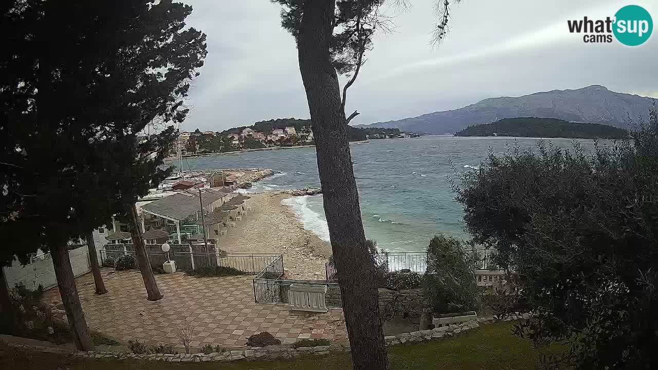 Webcam Lumbarda – Prvi Žal beach – Korčula