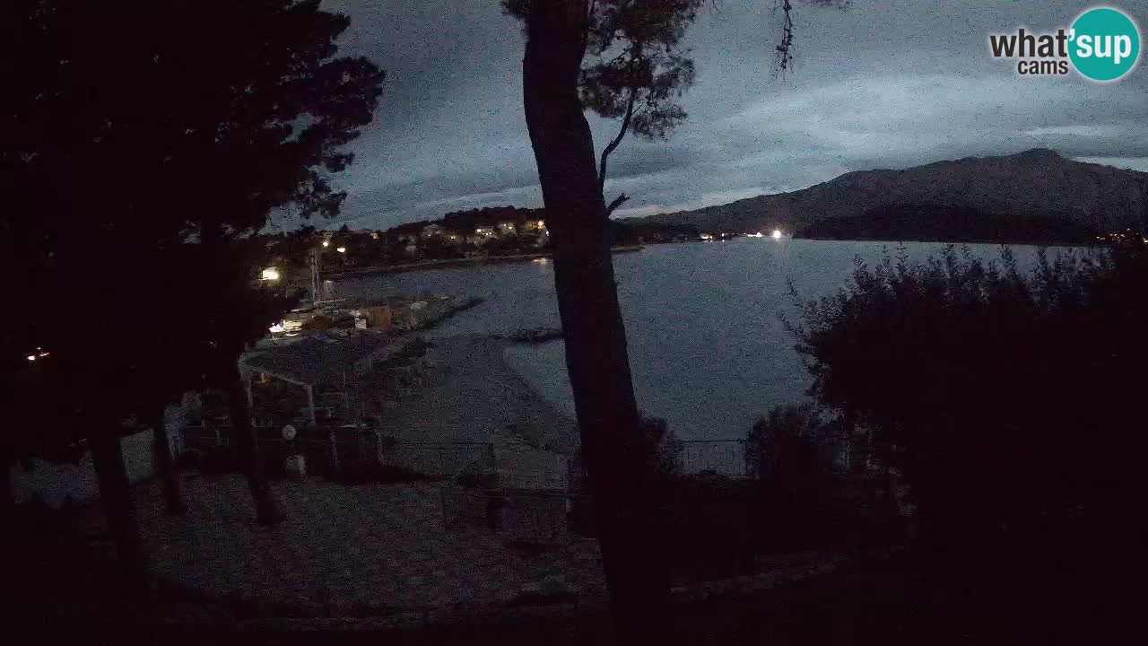 Web kamera Lumbarda – Plaža Prvi Žal – Korčula
