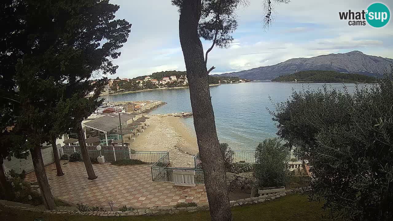 Livecam Lumbarda – Spiaggia Prvi Žal – Korčula