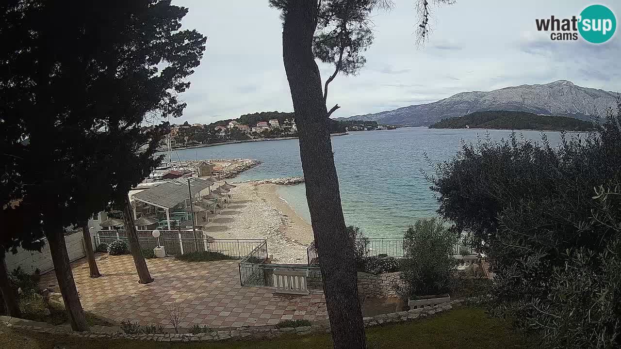 Livecam Lumbarda – Spiaggia Prvi Žal – Korčula
