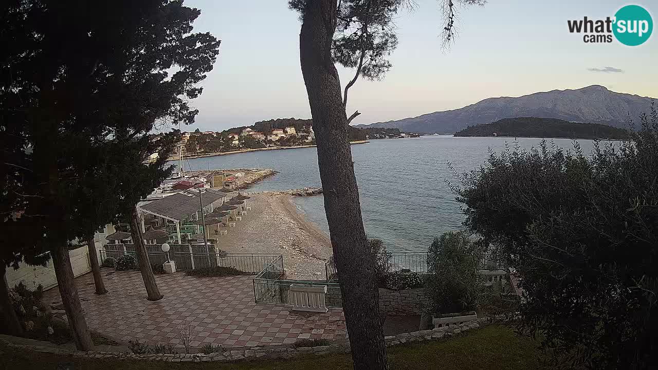 Webcam Lumbarda – Prvi Žal beach – Korčula