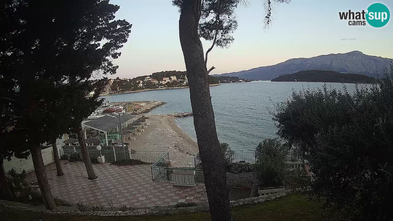 Webcam Lumbarda – Prvi Žal beach – Korčula