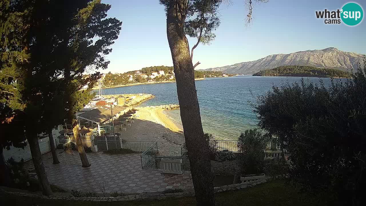 Camera en vivo Lumbarda – Playa Prvi Žal – Korčula