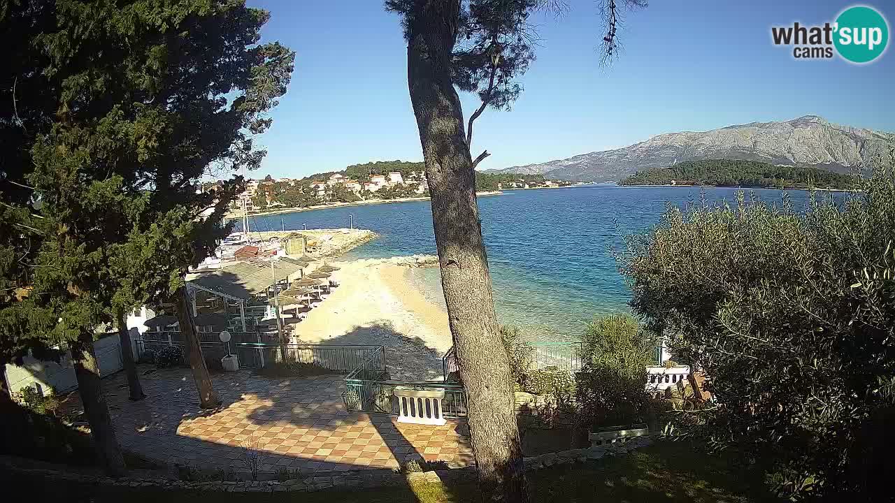 Web kamera Lumbarda – Plaža Prvi Žal – Korčula