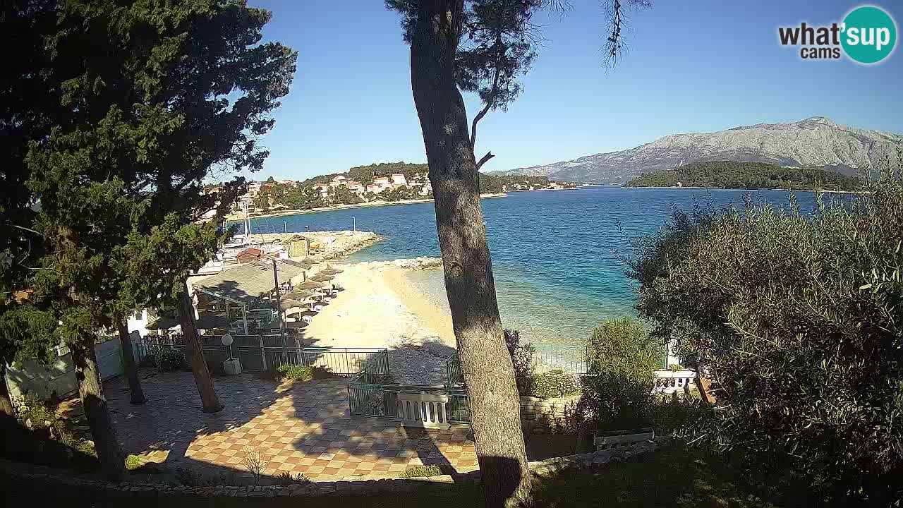 Web kamera Lumbarda – Plaža Prvi Žal – Korčula