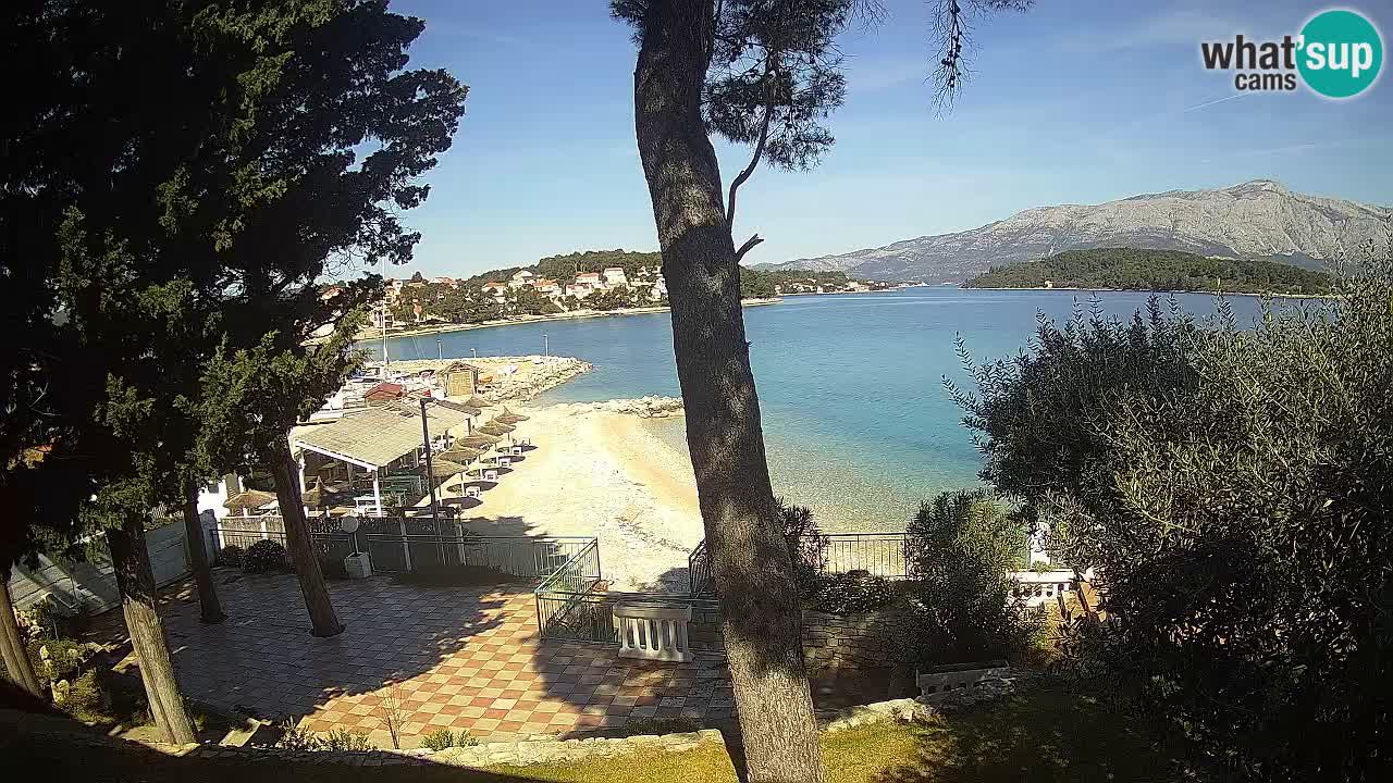 Web kamera Lumbarda – Plaža Prvi Žal – Korčula