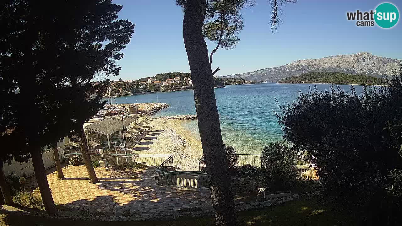 Web kamera Lumbarda – Plaža Prvi Žal – Korčula