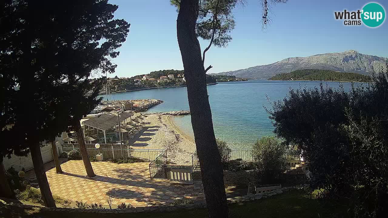 Webcam Lumbarda – Prvi Žal beach – Korčula