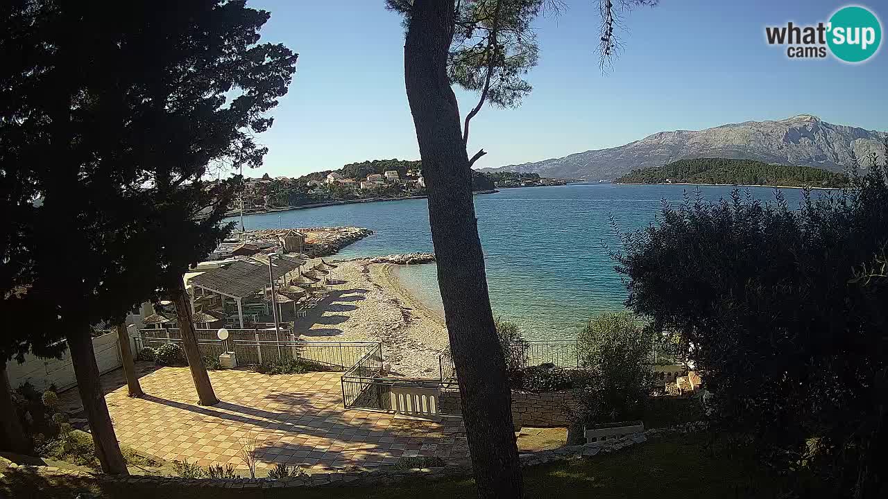 Camera en vivo Lumbarda – Playa Prvi Žal – Korčula