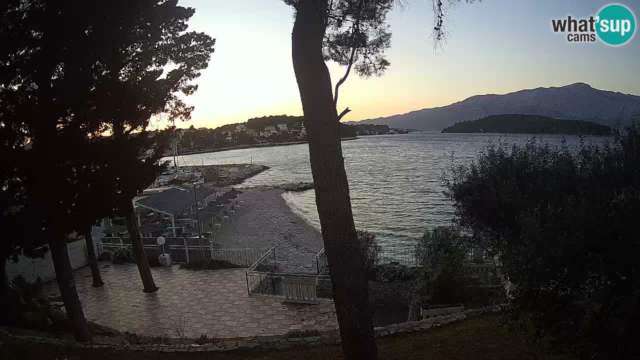 Camera en vivo Lumbarda – Playa Prvi Žal – Korčula