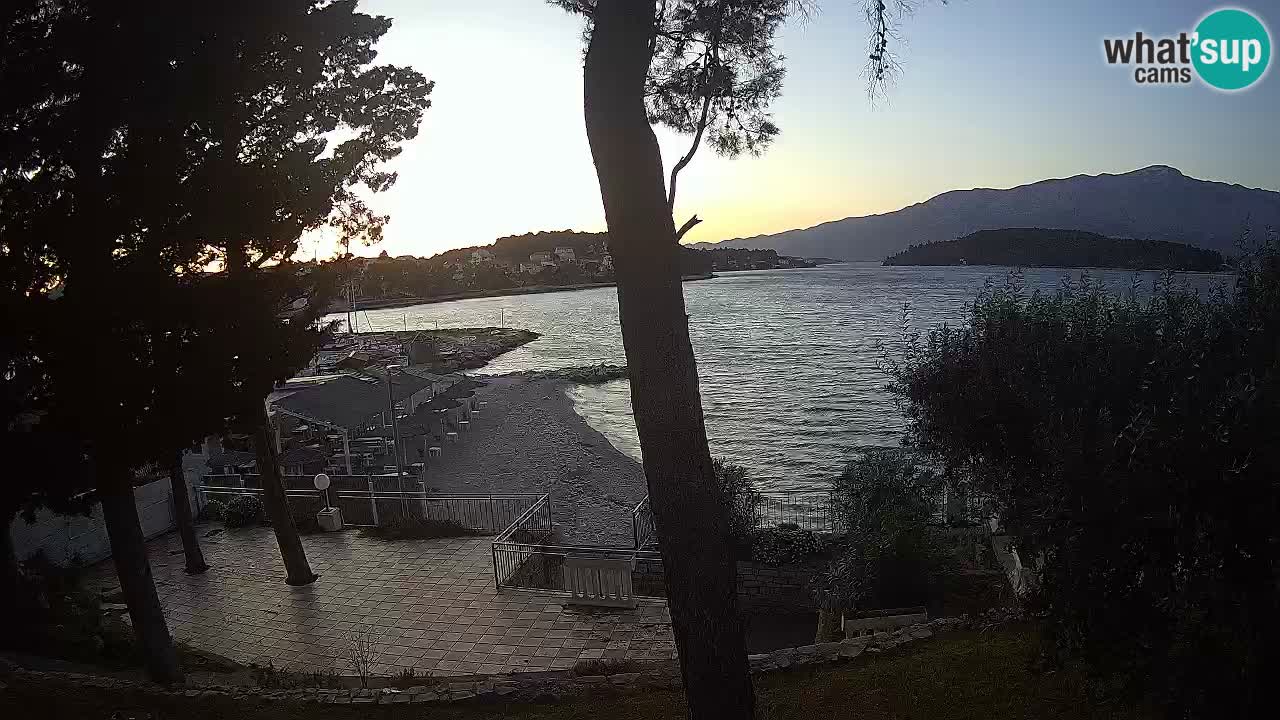 Camera en vivo Lumbarda – Playa Prvi Žal – Korčula