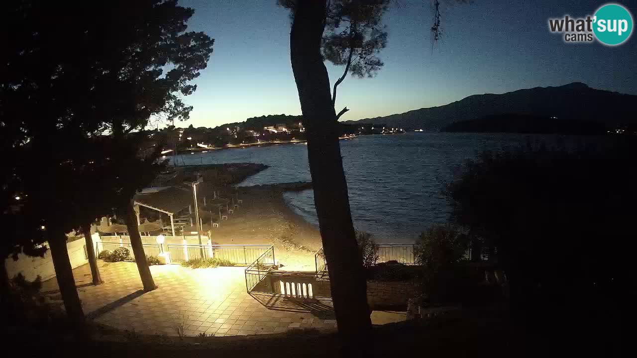 Webcam Lumbarda – Prvi Žal beach – Korčula