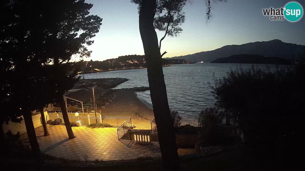 Webcam Lumbarda – Prvi Žal beach – Korčula