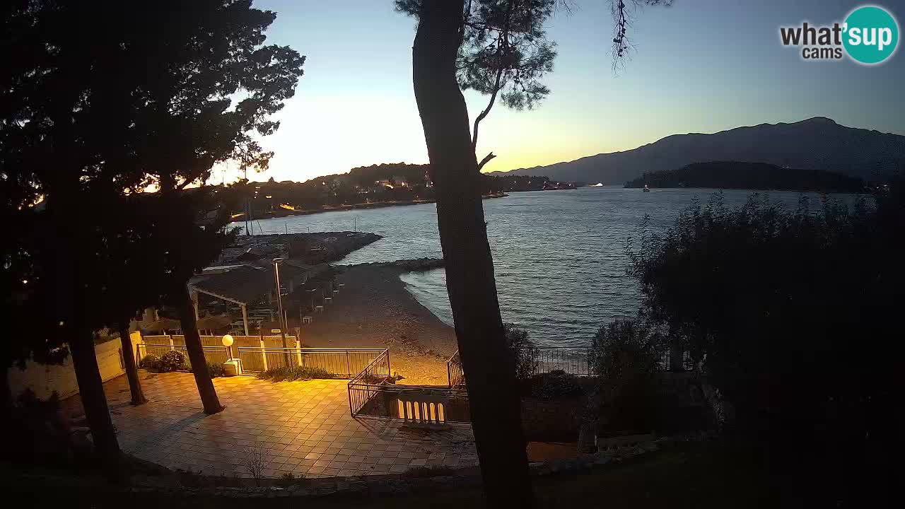 Camera en vivo Lumbarda – Playa Prvi Žal – Korčula