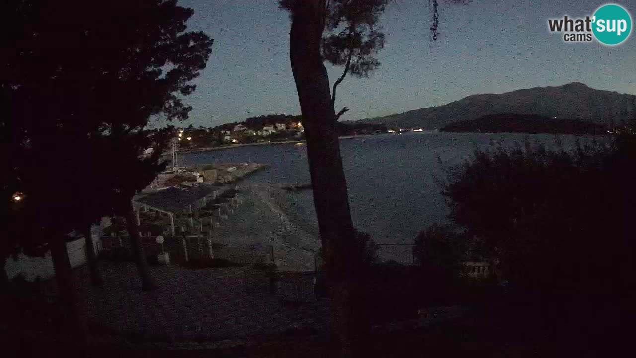 Web kamera Lumbarda – Plaža Prvi Žal – Korčula