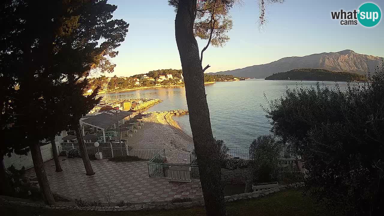 Webcam Lumbarda – Prvi Žal beach – Korčula