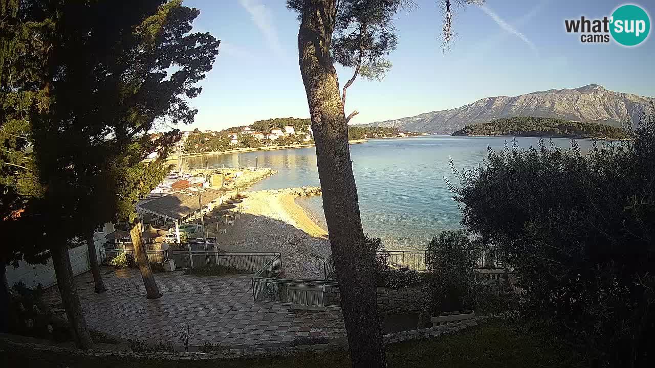 Camera en vivo Lumbarda – Playa Prvi Žal – Korčula