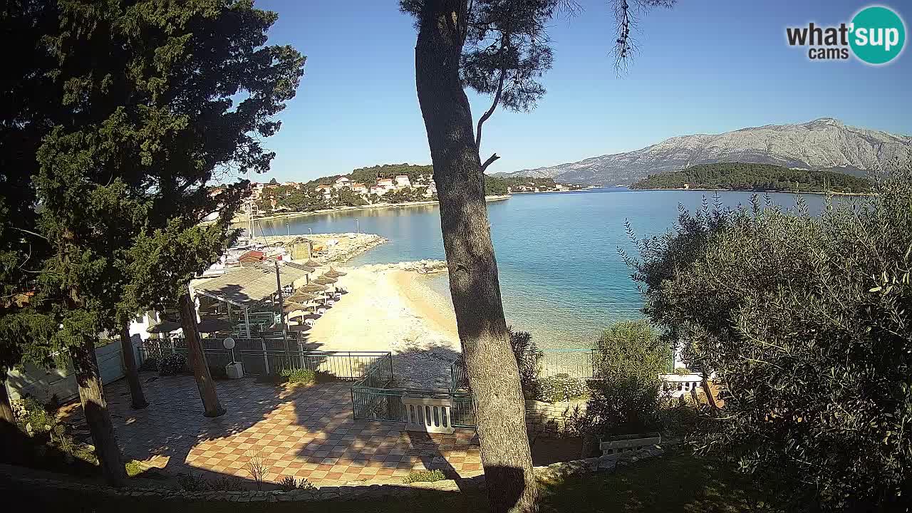 Camera en vivo Lumbarda – Playa Prvi Žal – Korčula