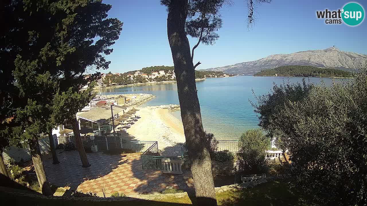 Webcam Lumbarda – Prvi Žal beach – Korčula