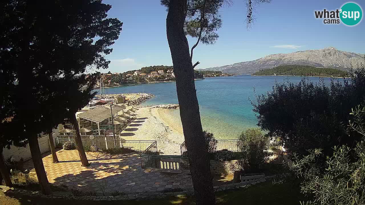Webcam Lumbarda – Prvi Žal beach – Korčula