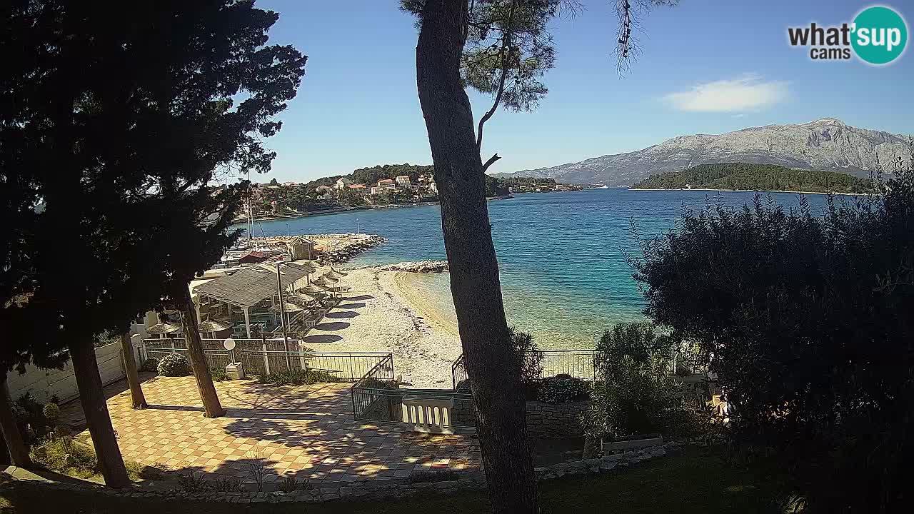 Web kamera Lumbarda – Plaža Prvi Žal – Korčula